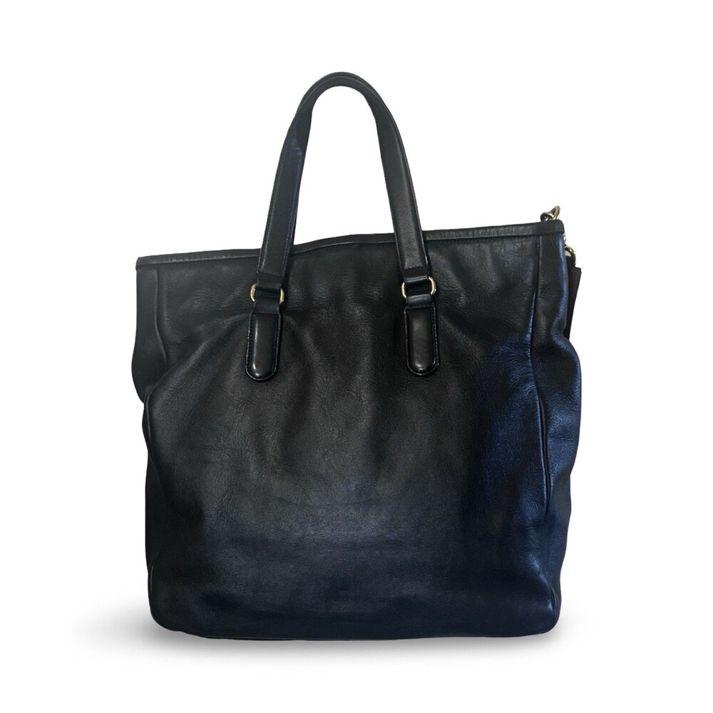 Marc by Marc Jacobs 🖤🩷Luna Smooth Leather Large Tote Bag in black-pink - Picture 7 of 14